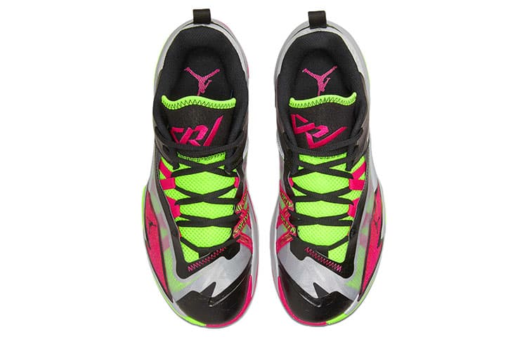 Кроссовки для баскетбола Jordan One Take 3 PF Black Pink Green - изображение 4