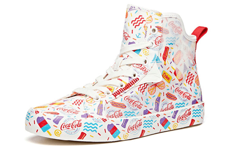 Кеды Anta x Coca-Cola High Top Canvas White Red - изображение 2