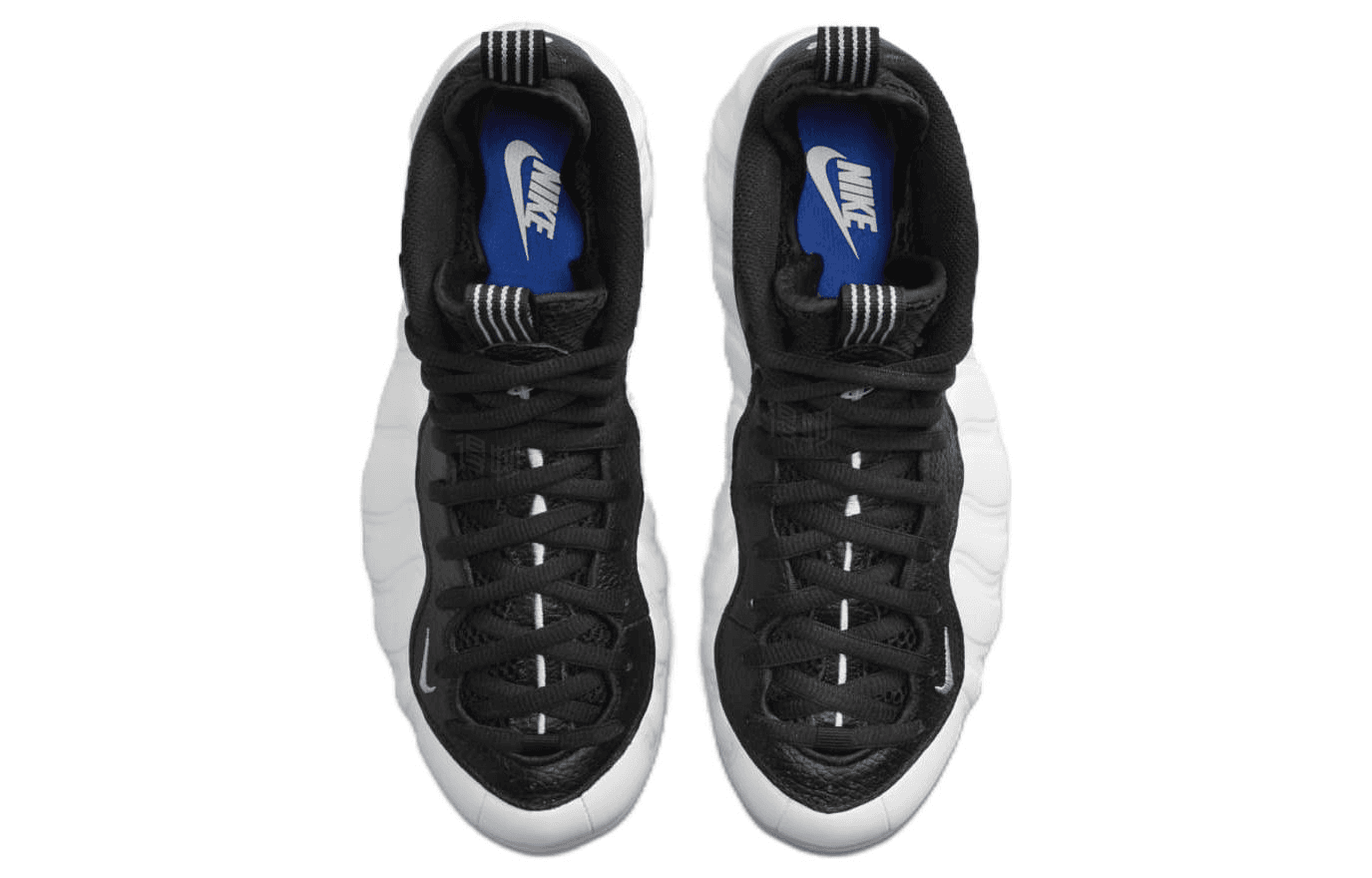 Ретро баскетбольные кроссовки Nike Air Foamposite One "White and Black" - изображение 4