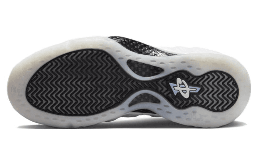 Ретро баскетбольные кроссовки Nike Air Foamposite One "White and Black" - изображение 6
