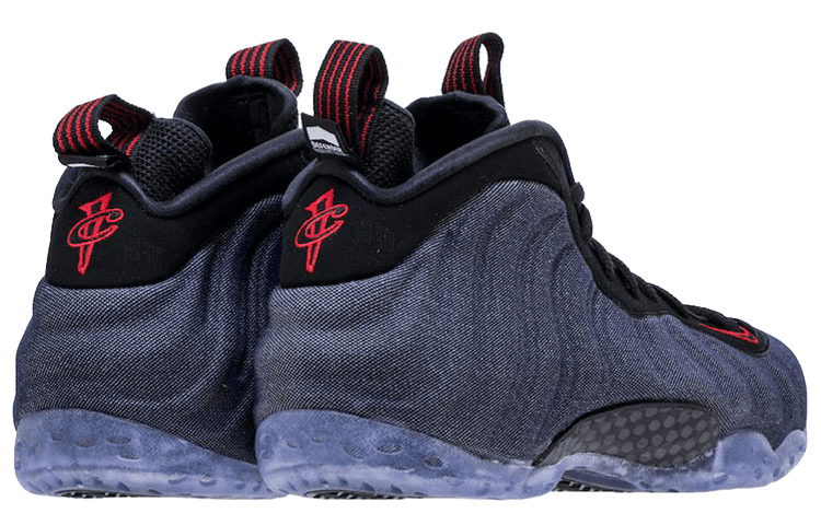 Ретро баскетбольные кроссовки Nike Foamposite One Denim - изображение 3