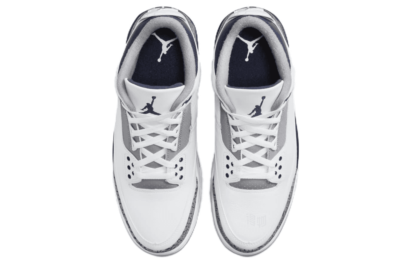 Ретро баскетбольные кроссовки Jordan Air Jordan 3 "Midnight Navy" - изображение 4