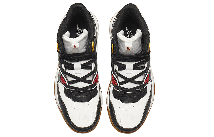 Кроссовки для баскетбола Xtep High-Top Basketball Shoes Black White - изображение 3