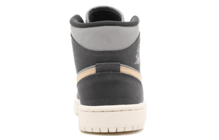 Ретро баскетбольные кроссовки Jordan Air Jordan 1 Mid Black Grey Pink — фото 4