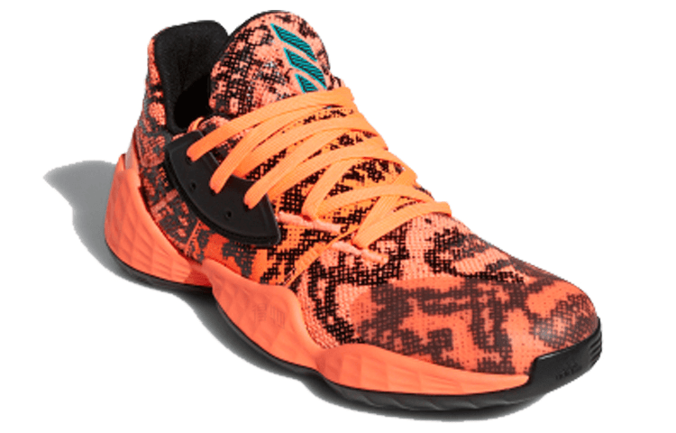 Кроссовки для баскетбола adidas Harden Vol. 4 Orange Black - изображение 2