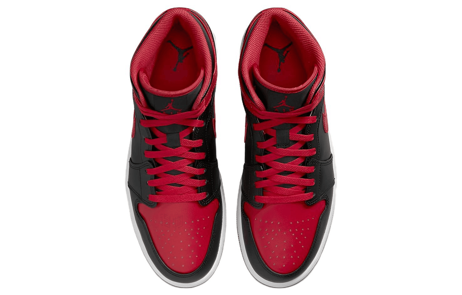 Ретро баскетбольные кроссовки Jordan Air Jordan 1 Mid "Alternate Bred" - изображение 4