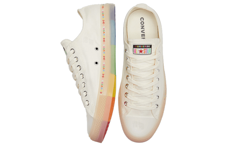 Кеды Converse Chuck Taylor All Star White Rainbow - изображение 4