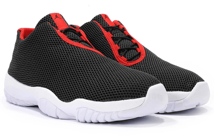 Ретро баскетбольные кроссовки Jordan Future Low Black Red - изображение 3