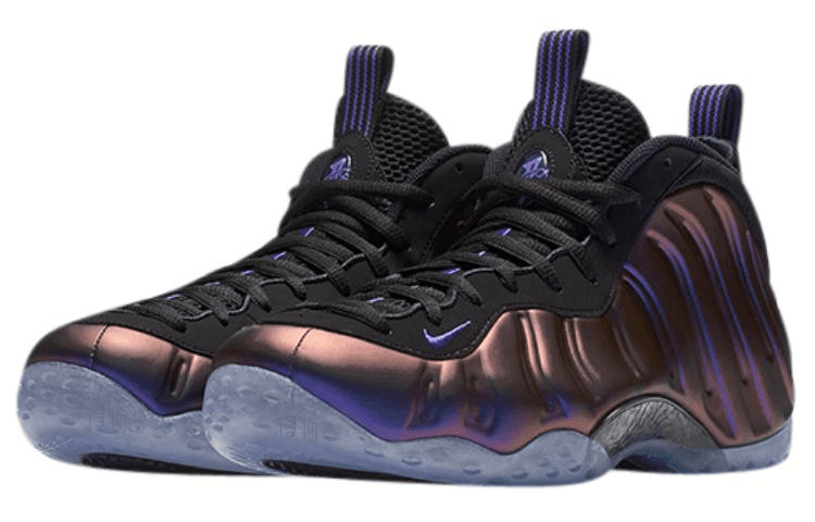 Ретро баскетбольные кроссовки Nike Foamposite One Eggplant - изображение 3