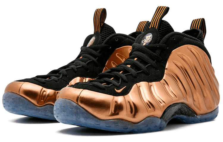 Ретро баскетбольные кроссовки Nike Foamposite One Copper - изображение 2