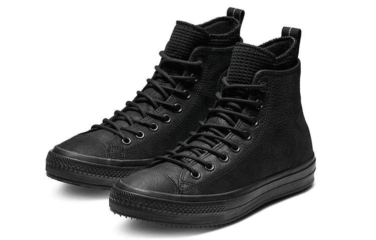 Кеды Converse Chuck Taylor All Star Waterproof Leather High Top Black - изображение 3