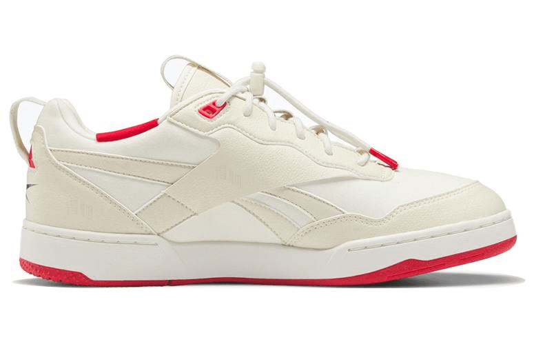 Ретро баскетбольные кроссовки Milk x Reebok BB 4000 White Red - изображение 2