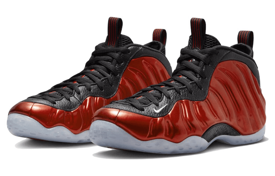 Ретро баскетбольные кроссовки Nike Air Foamposite One "Metallic Red" - изображение 3