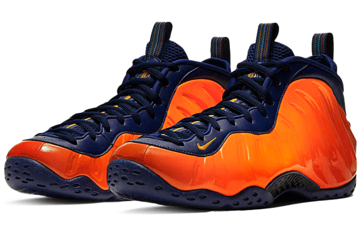 Ретро баскетбольные кроссовки Nike Foamposite One Rugged Orange - изображение 3