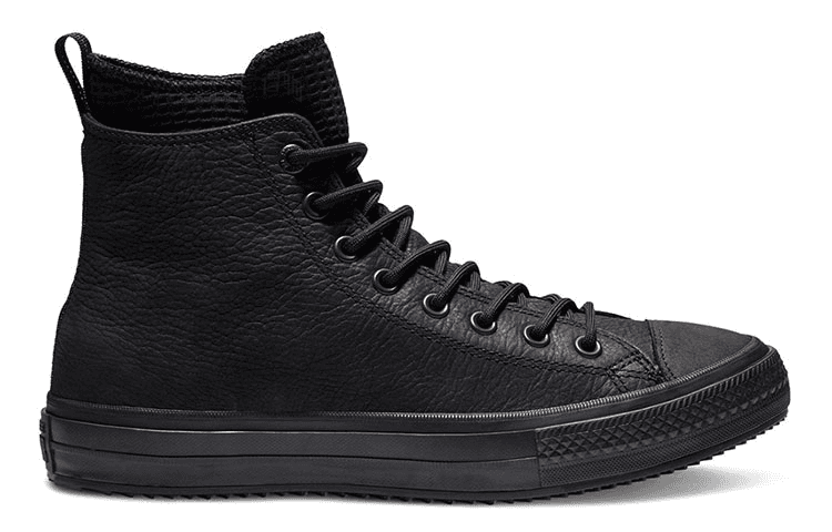 Кеды Converse Chuck Taylor All Star Waterproof Leather High Top Black - изображение 2