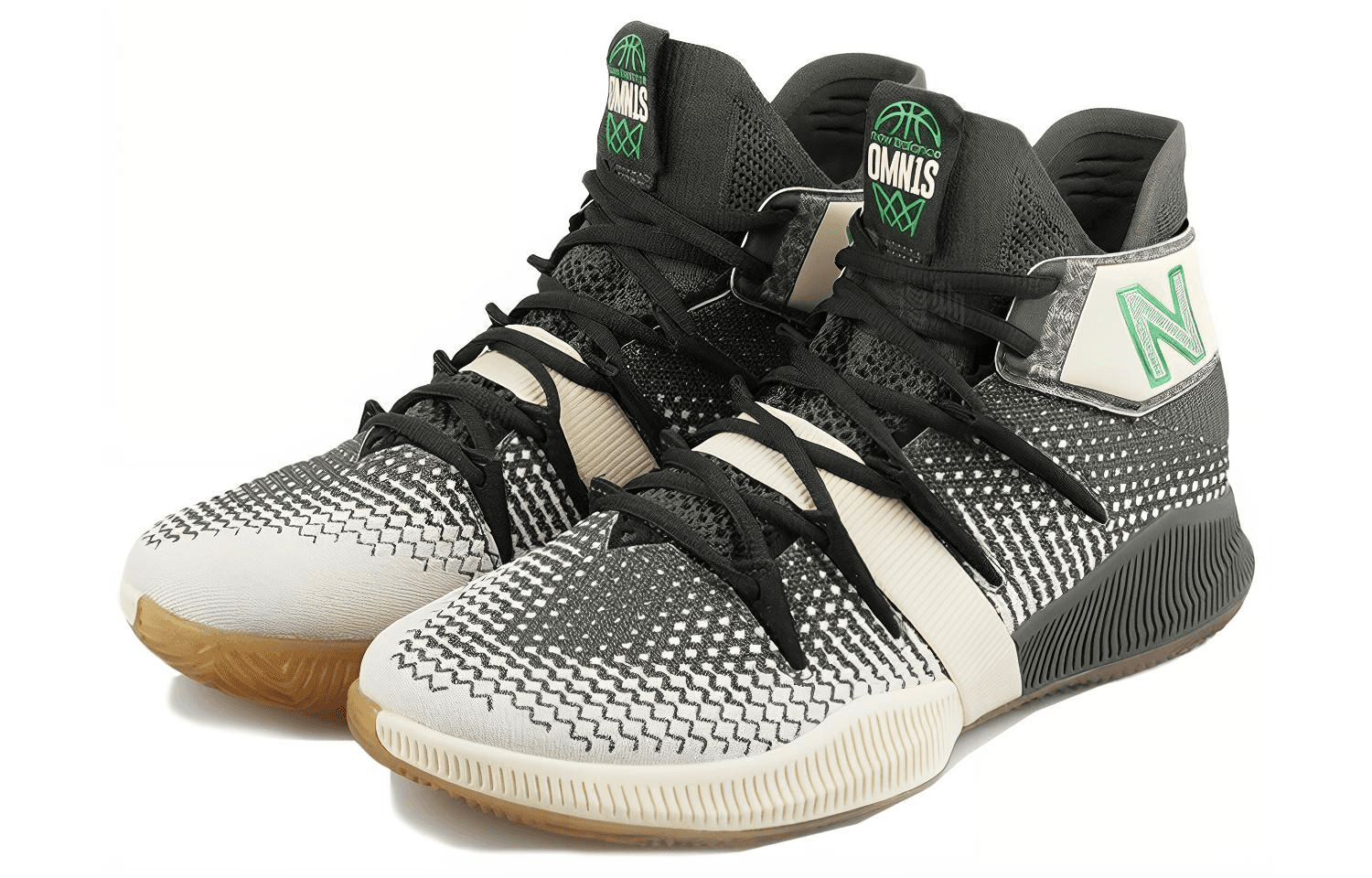 Ретро баскетбольные кроссовки New Balance OMN1S Money Stacks Olive - изображение 3