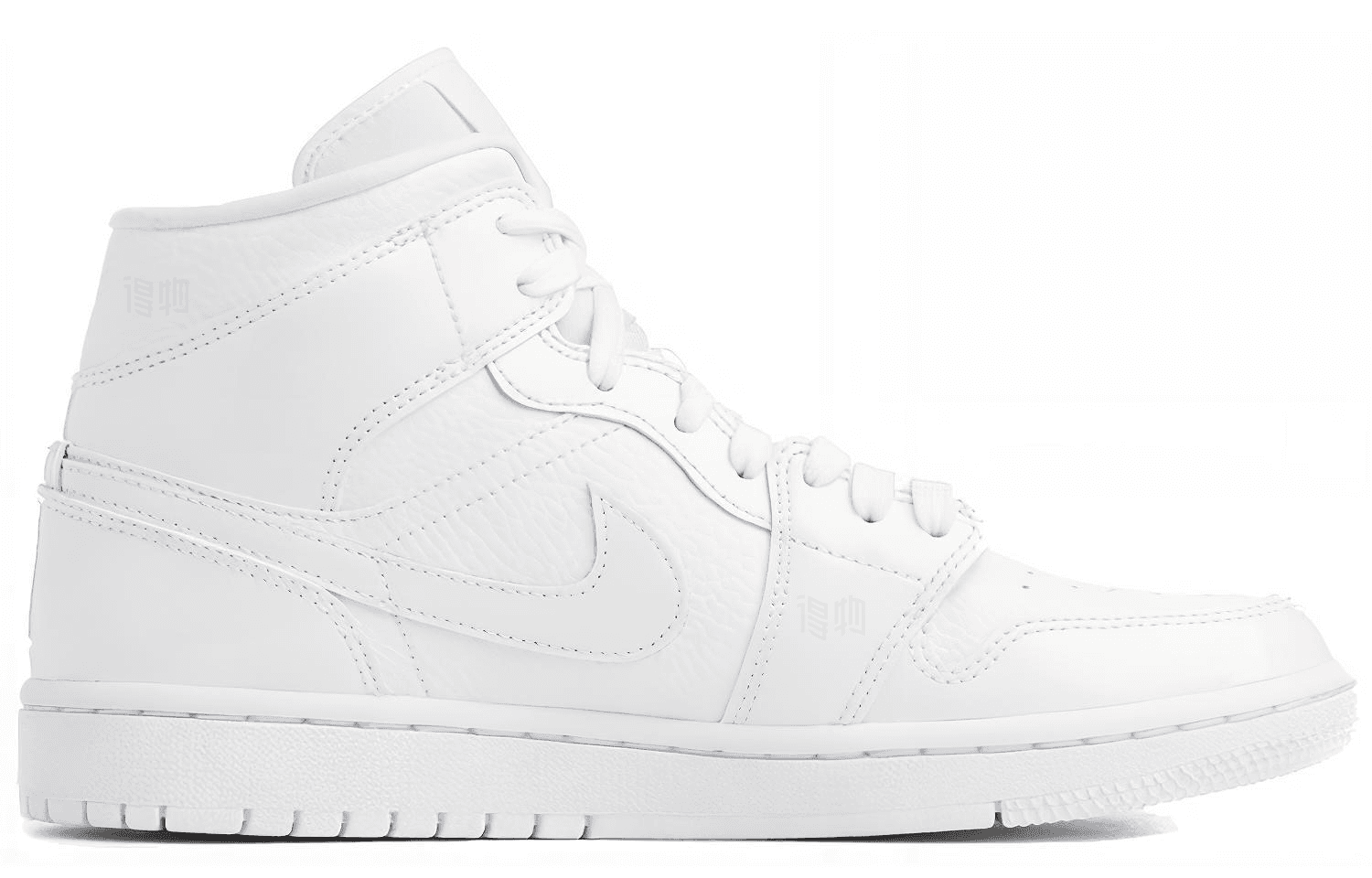 Ретро баскетбольные кроссовки Jordan Air Jordan 1 Mid White Patent — фото 2