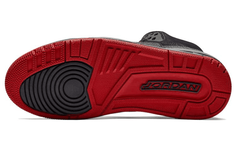 Ретро баскетбольные кроссовки Jordan Spizike Black Red - изображение 5
