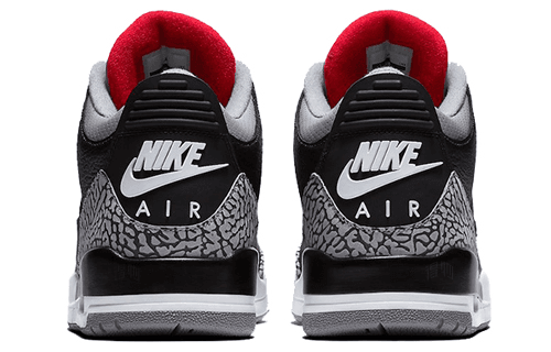 Ретро баскетбольные кроссовки Jordan Air Jordan 3 Retro Black Cement 2018 - изображение 5