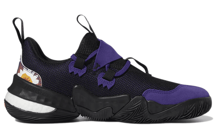 Кроссовки для баскетбола adidas Trae Young 1 Black Purple - изображение 2
