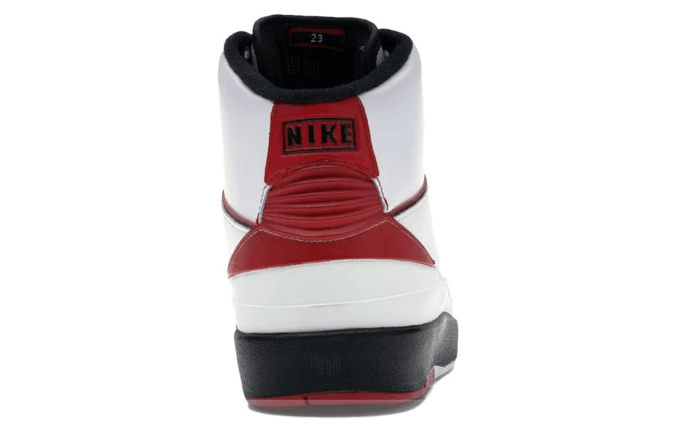 Ретро баскетбольные кроссовки Jordan Air Jordan 2 Retro QF White Varsity Red - изображение 3