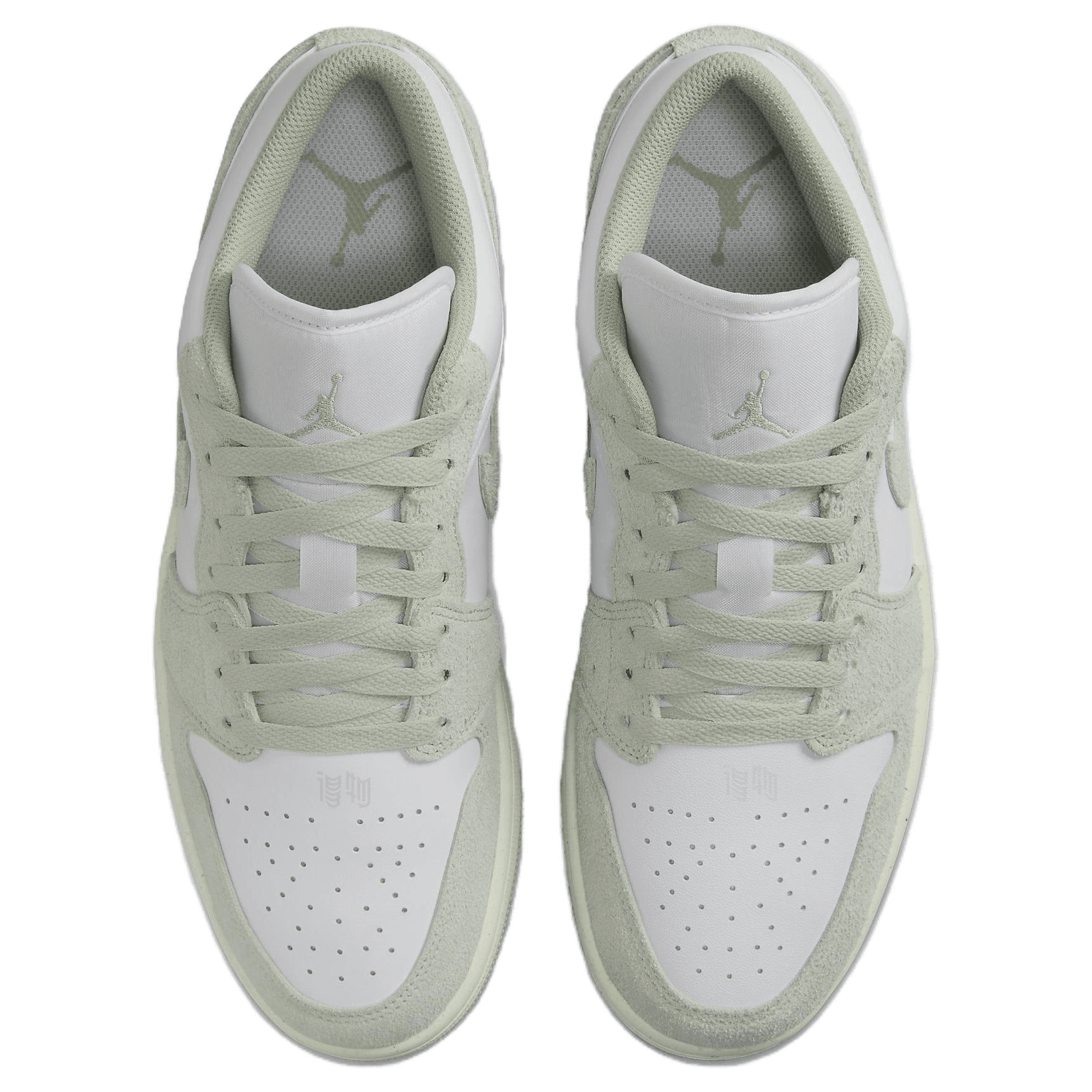 Ретро баскетбольные кроссовки Jordan Air Jordan 1 Low White Green - изображение 6