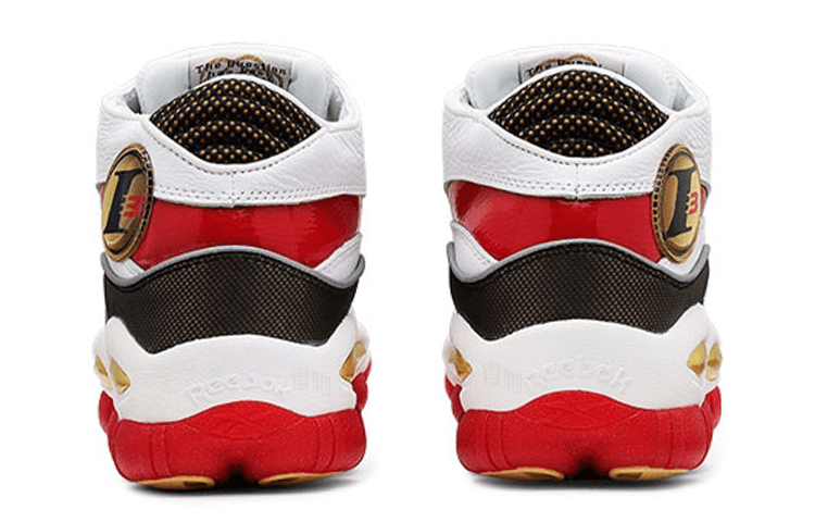 Ретро баскетбольные кроссовки Reebok Answer Retro Low White Red - изображение 4