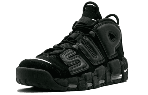 Кроссовки для баскетбола Nike Air More Uptempo Black - изображение 2