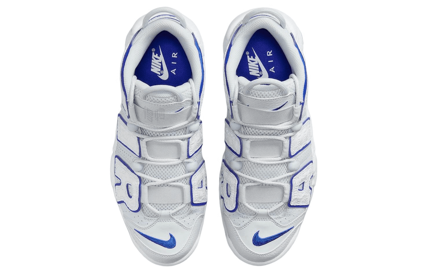 Кроссовки для баскетбола Nike Air More Uptempo White Blue - изображение 4