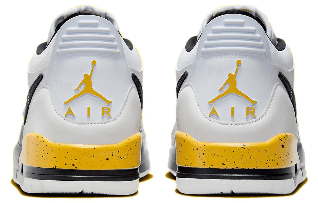Ретро баскетбольные кроссовки Jordan Legacy 312 Low White Black - изображение 5