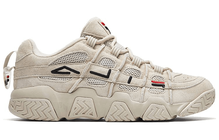 Ретро баскетбольные кроссовки FILA Barricade Low Oatmeal - изображение 2