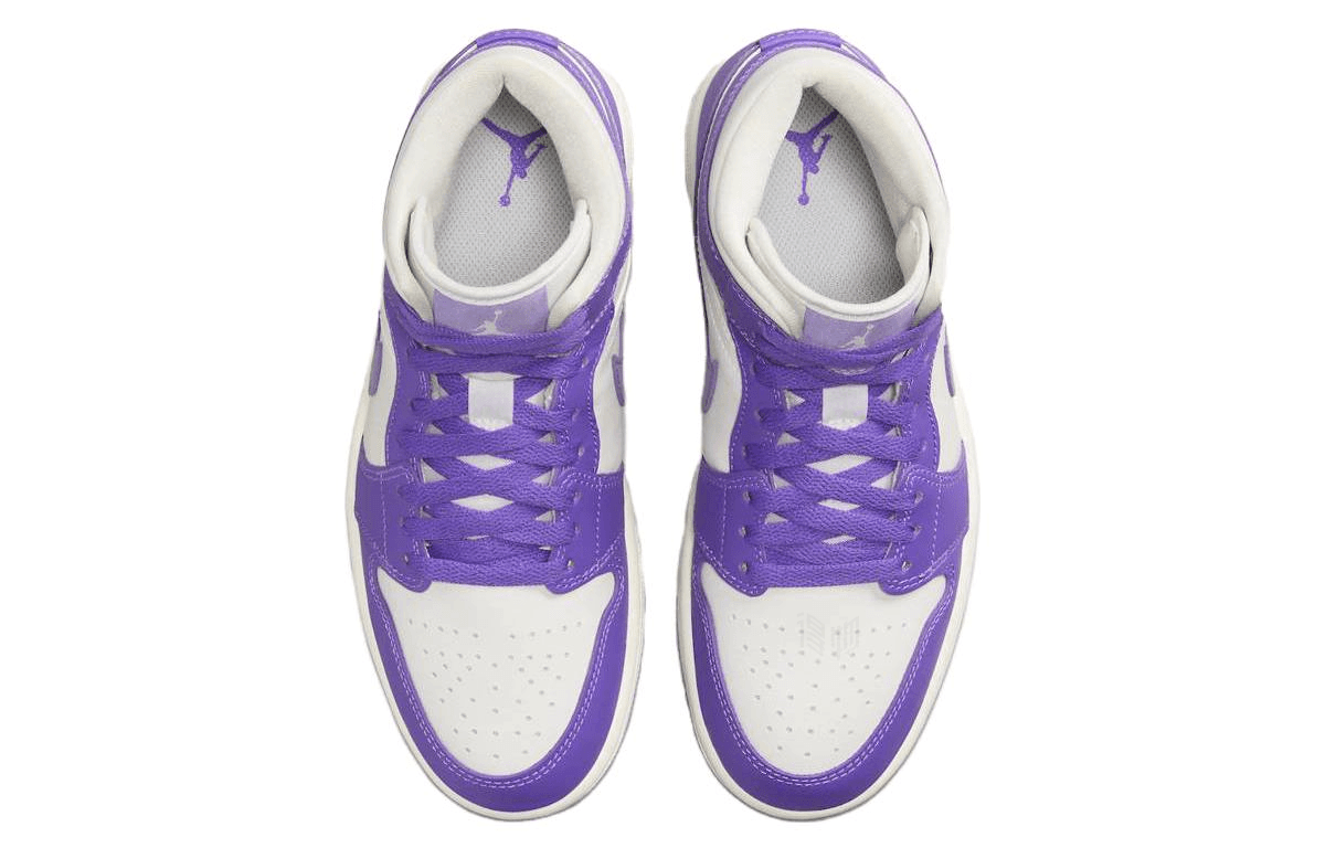 Ретро баскетбольные кроссовки Jordan Air Jordan 1 Mid Purple - изображение 4