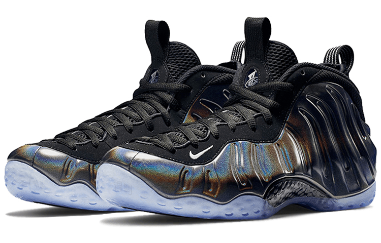 Ретро баскетбольные кроссовки Nike Foamposite One Hologram - изображение 3