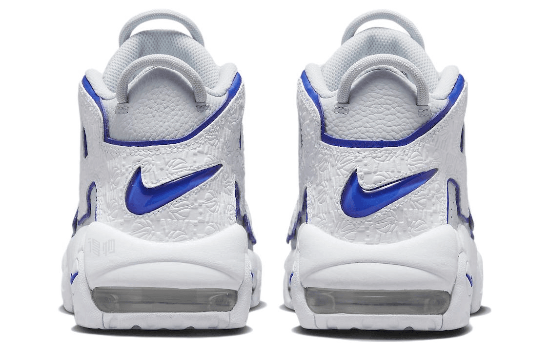 Кроссовки для баскетбола Nike Air More Uptempo White Blue - изображение 5