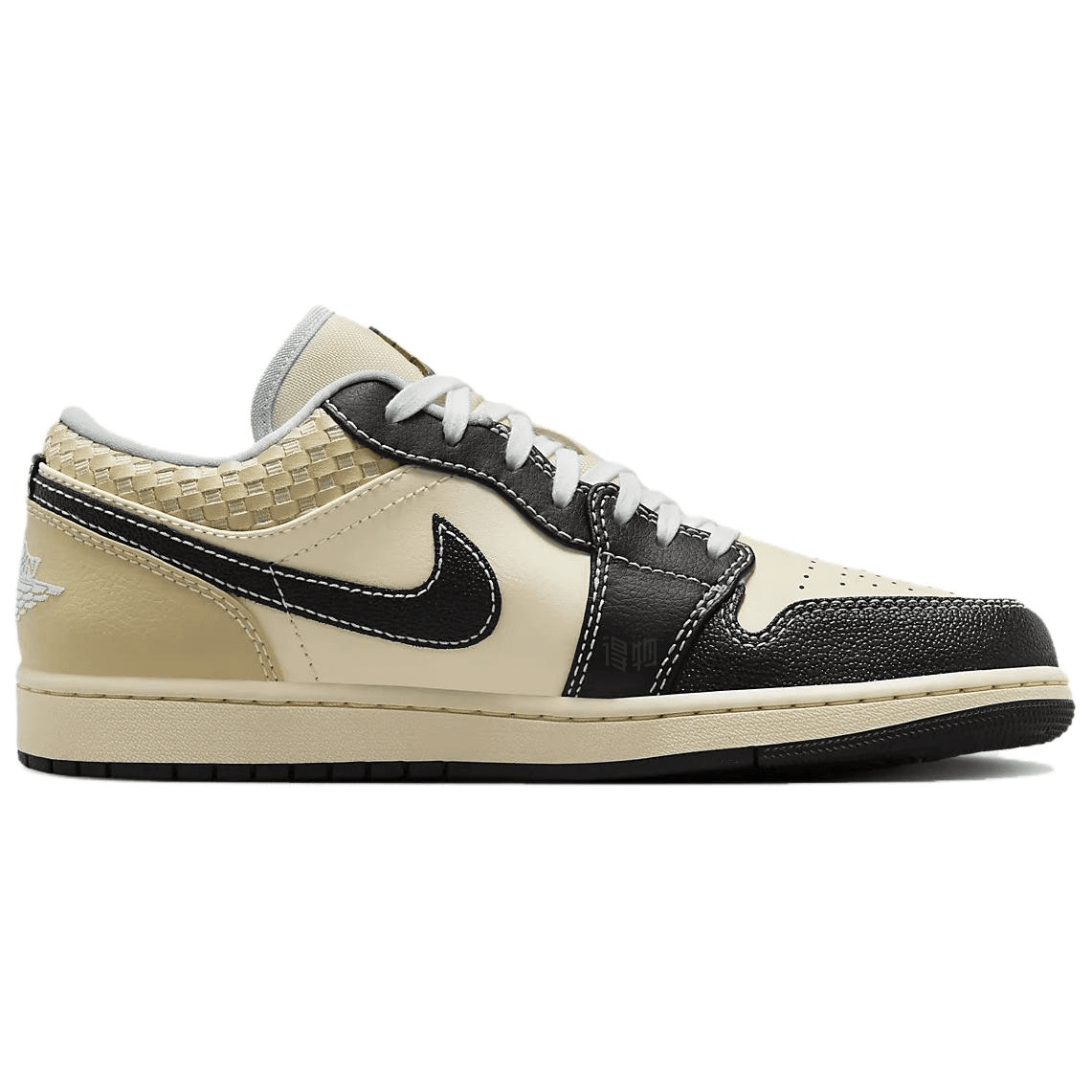 Ретро баскетбольные кроссовки Jordan Air Jordan 1 Low SE "Coconut Milk/Black" - изображение 2