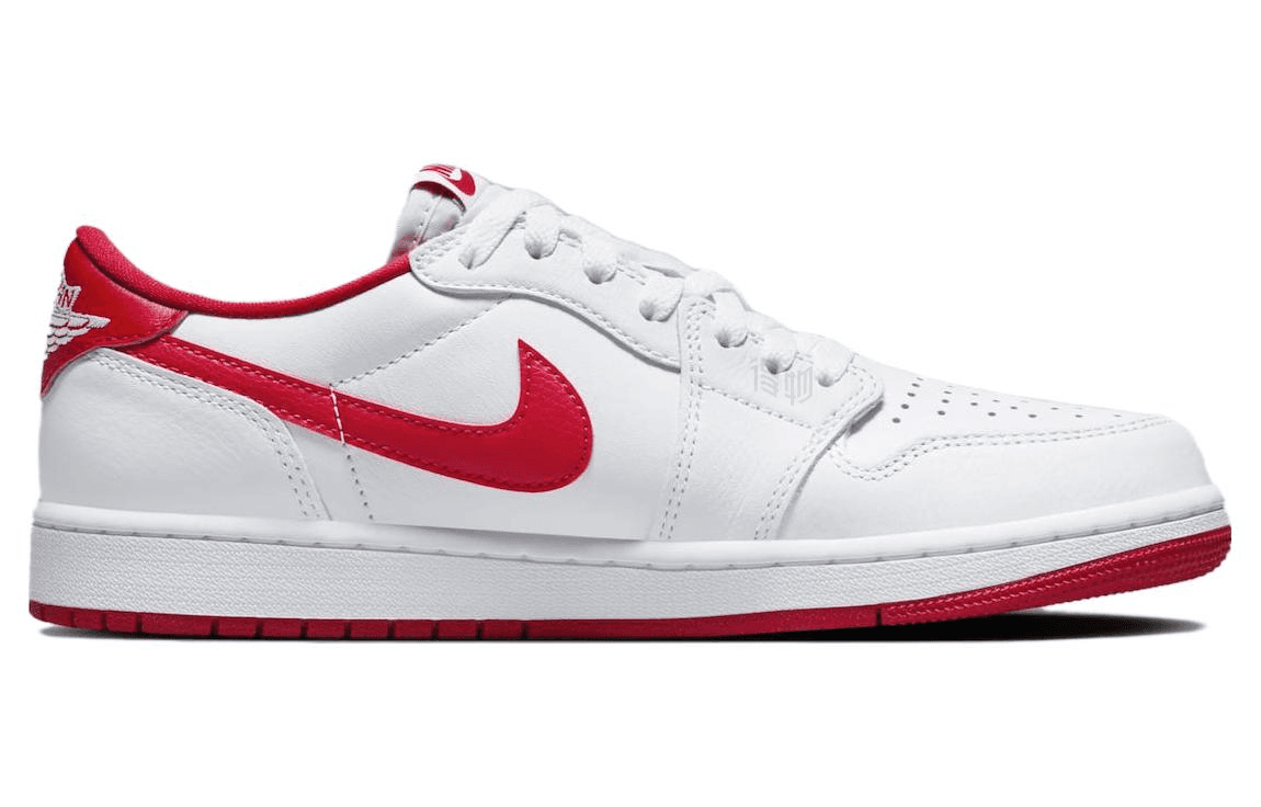 Ретро баскетбольные кроссовки Jordan Air Jordan 1 Low OG "University Red" - изображение 2