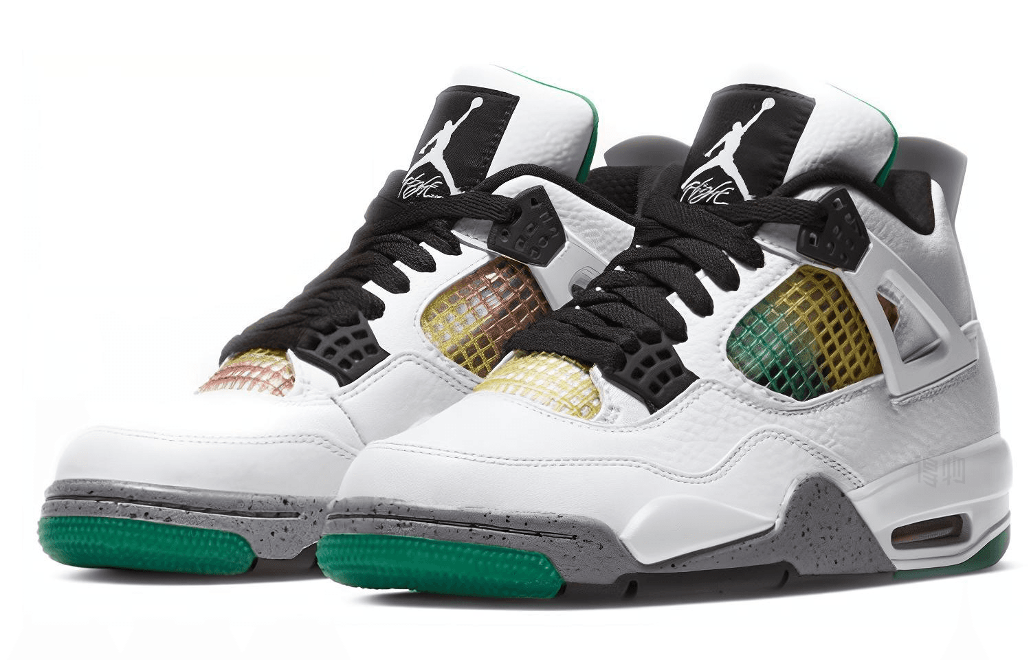 Ретро баскетбольные кроссовки Jordan Air Jordan 4 Retro Lucid Green - изображение 3