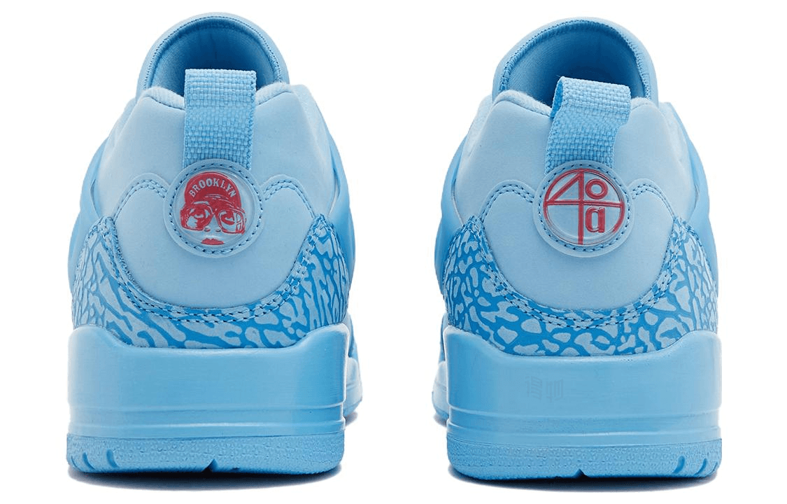 Ретро баскетбольные кроссовки Jordan Spizike Low Blue - изображение 4