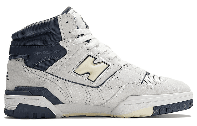 Ретро баскетбольные кроссовки New Balance 650 White Blue - изображение 2