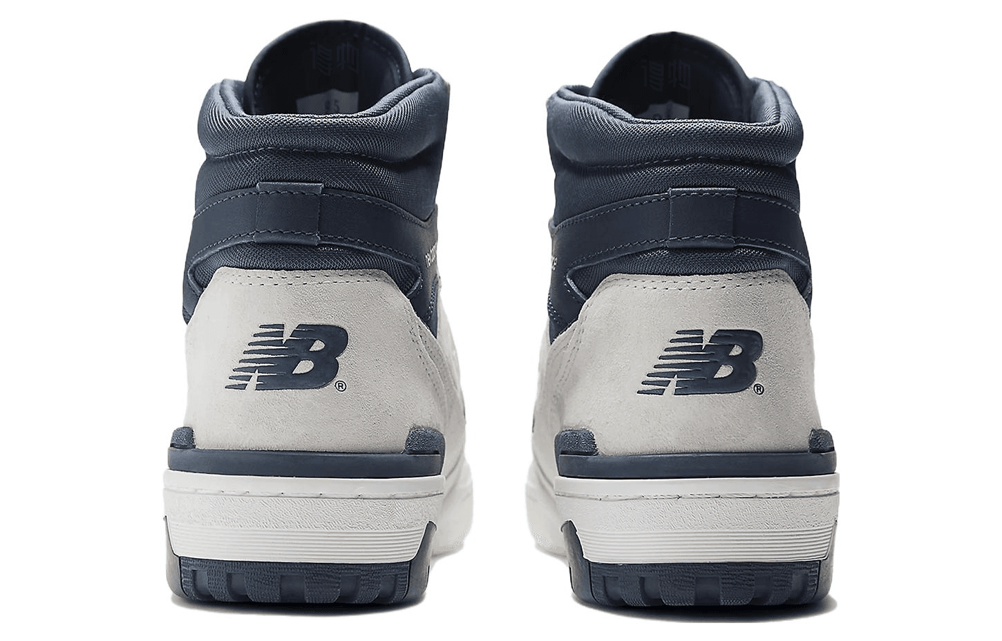 Ретро баскетбольные кроссовки New Balance 650 White Blue - изображение 5