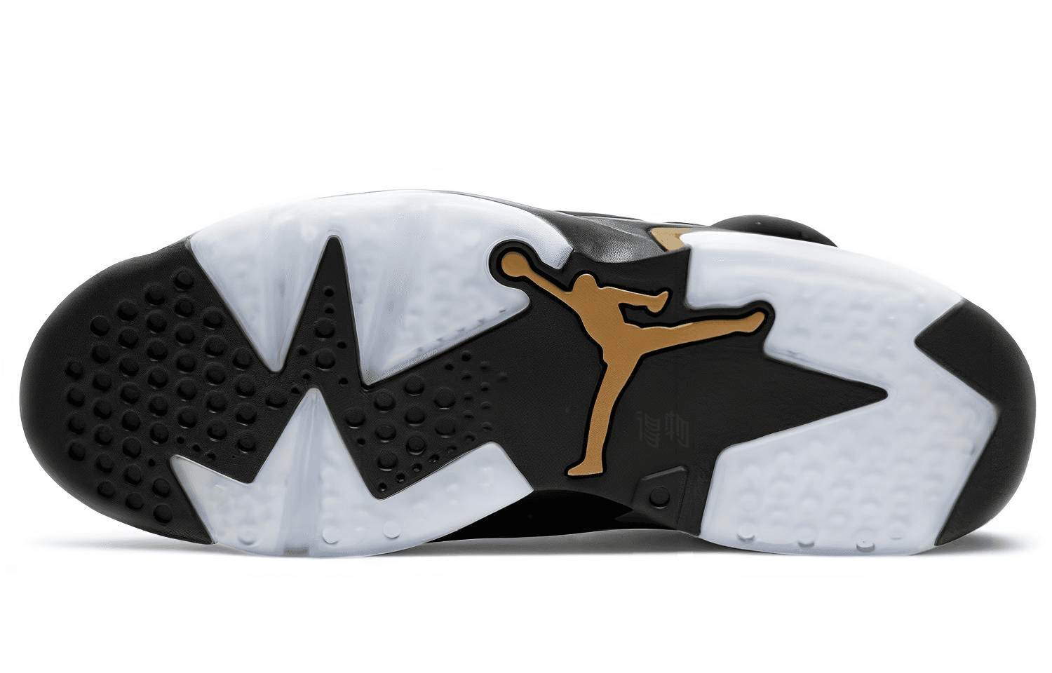 Ретро баскетбольные кроссовки Jordan Air Jordan 6 DMP Black Gold - изображение 6