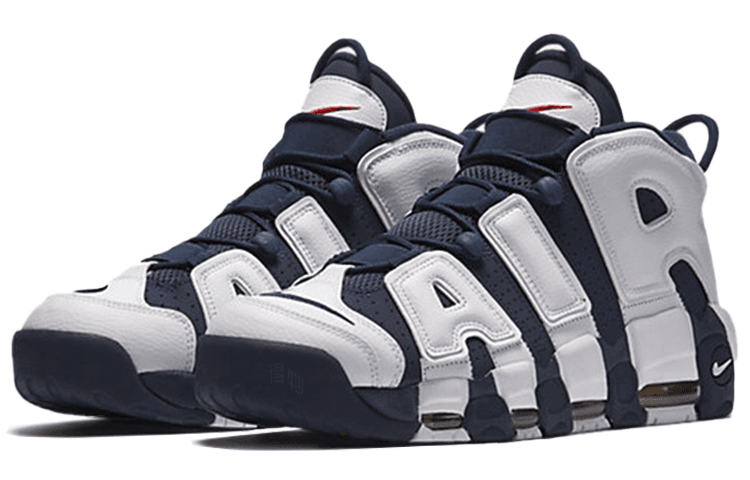 Кроссовки для баскетбола Nike Air More Uptempo Olympic Navy 2020 - изображение 3