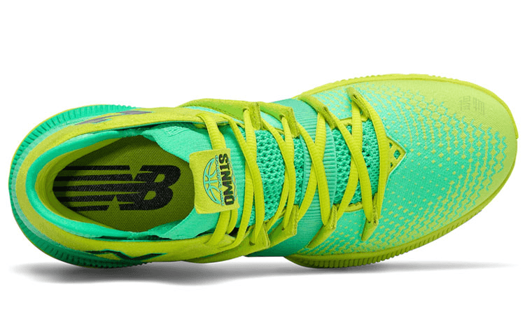 Ретро баскетбольные кроссовки New Balance OMN1S Neon Green - изображение 3