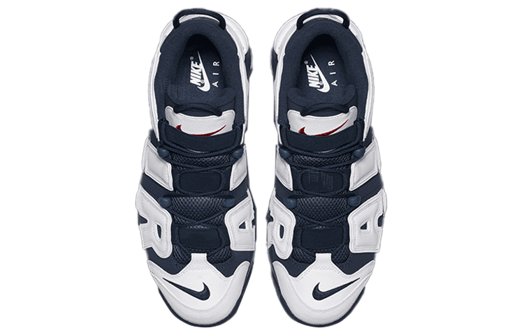 Кроссовки для баскетбола Nike Air More Uptempo Olympic Navy 2020 - изображение 4