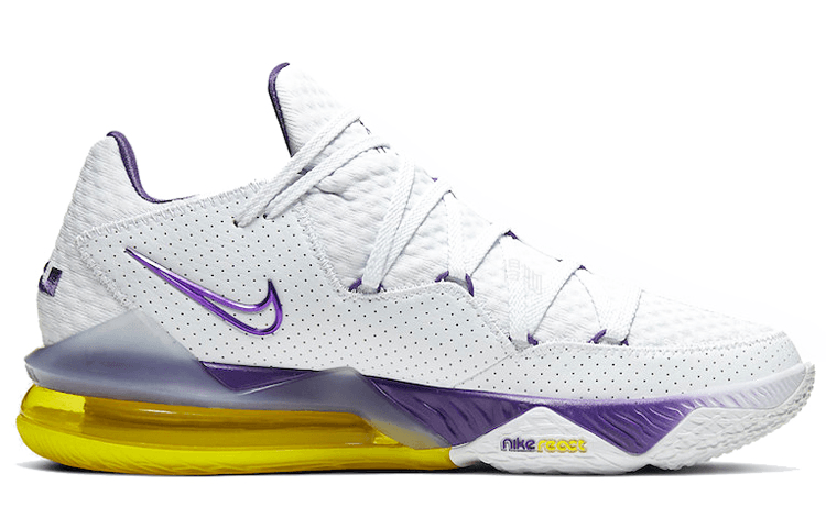 Кроссовки для баскетбола Nike Lebron 17 Low "Lakers Home" - изображение 2