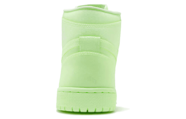Ретро баскетбольные кроссовки Jordan Air Jordan 1 High Premium Fluorescent Green — фото 4