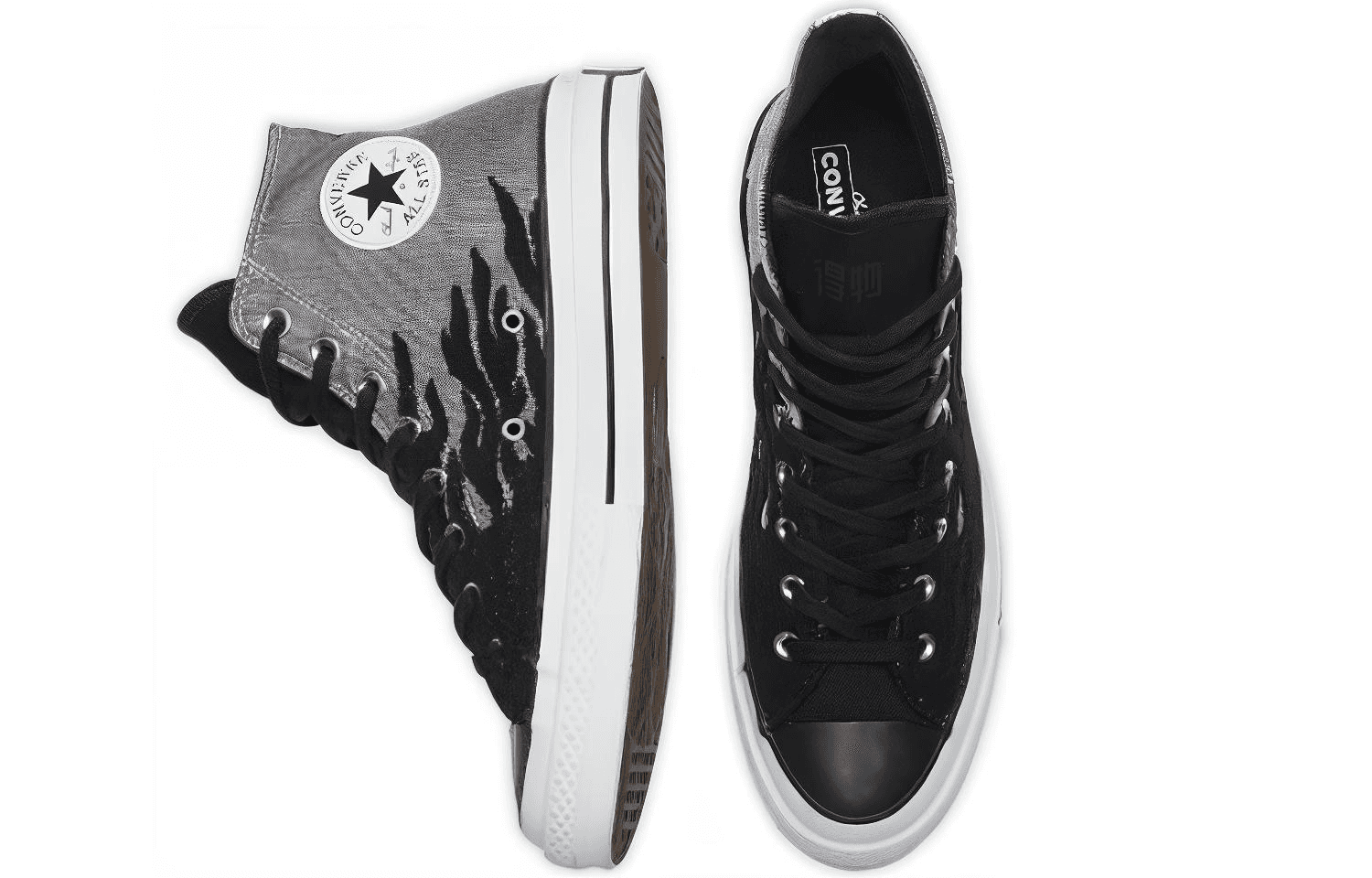 Кеды Converse 1970s High Top Black Grey - изображение 4