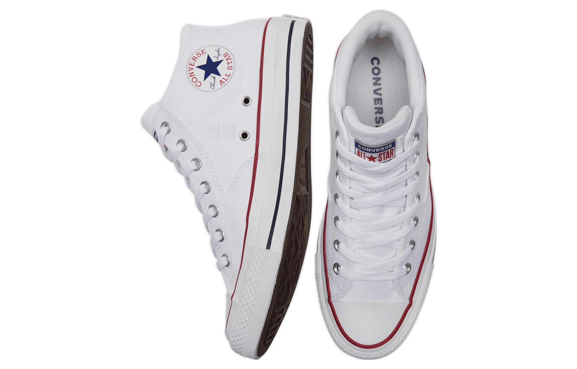 Кеды Converse Chuck Taylor All Star Malden Street White Red - изображение 4