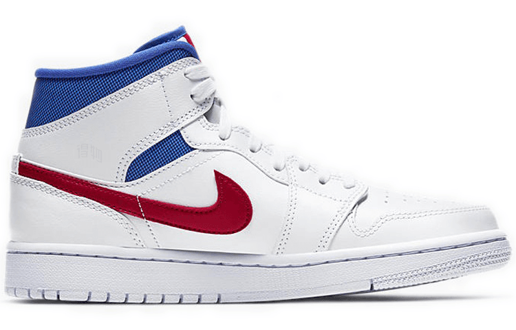 Ретро баскетбольные кроссовки Jordan Air Jordan 1 Mid University Red — фото 2