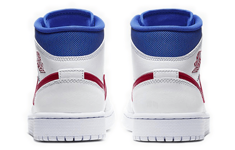 Ретро баскетбольные кроссовки Jordan Air Jordan 1 Mid University Red — фото 5